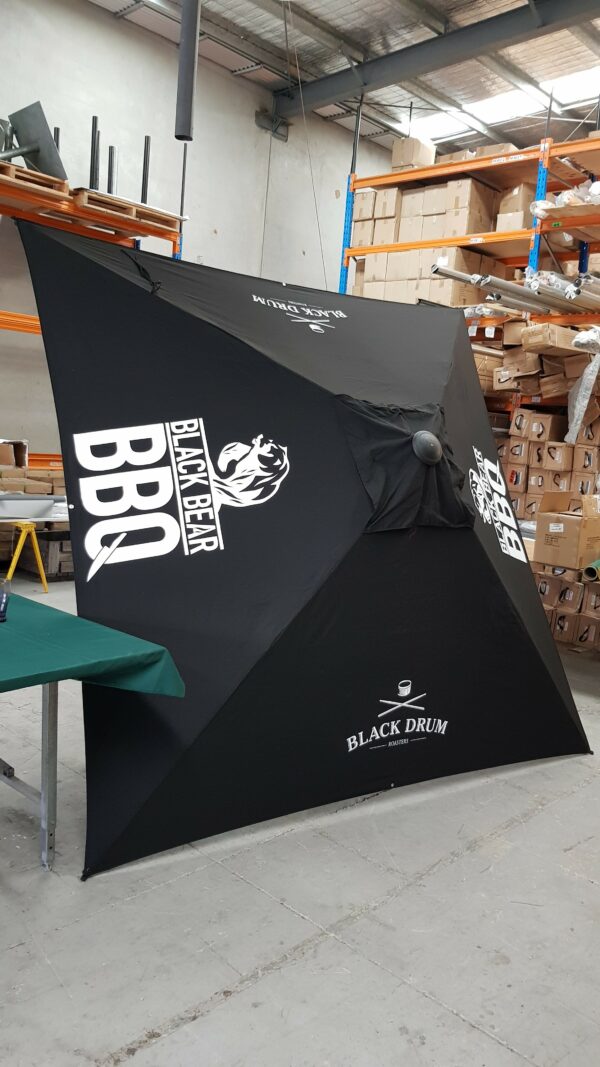 3x3m Square Black Bear BBQ 3